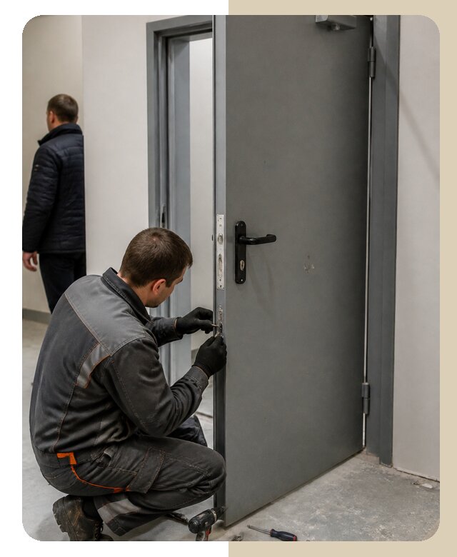 Ремонт противопожарной двери в Переславле-Залесском по цене 6746 р. | ДвериЛегко-Прс