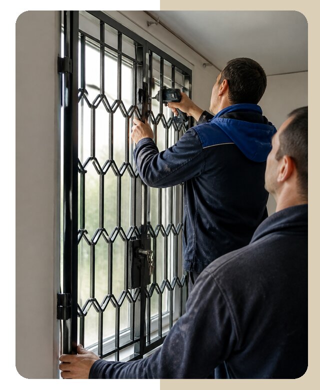 Установка распашных решеток в Переславле-Залесском цена от 6746 р. | ДвериЛегко-Прс